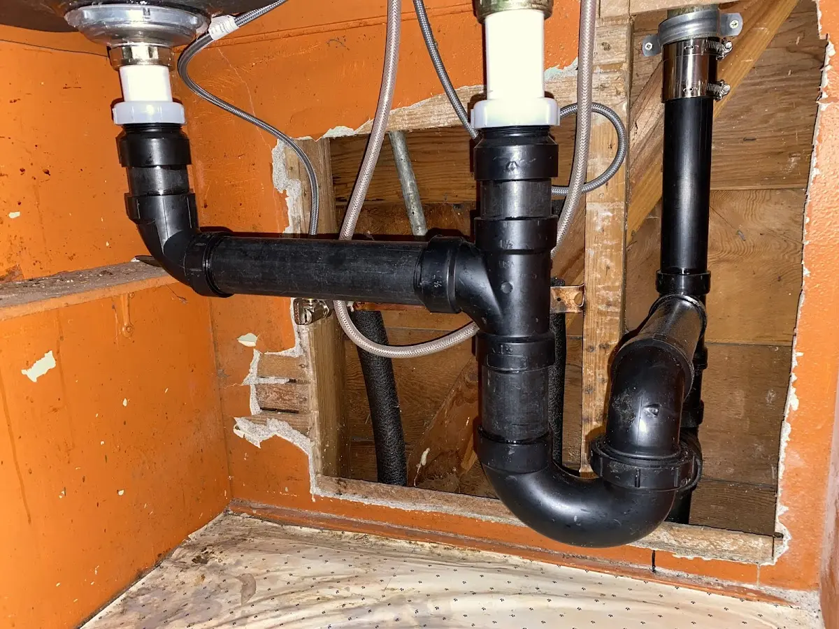 Professional Repiping Services equipment and tools on the job in McLean
